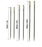 24 Stainless Steel Self-threading Needles Sewing Darning Needles with case