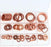 150PCS M5-M22 Copper Crush Washer Gasket Set Flat Ring Seal Assortment