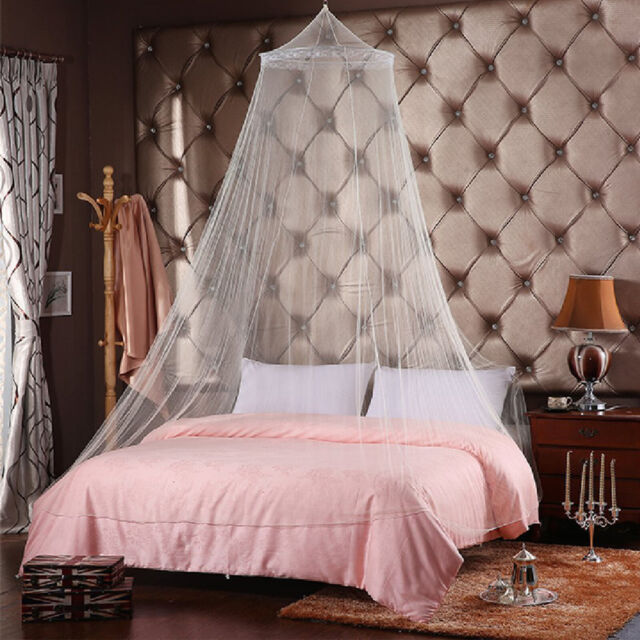 Mosquito Net Bed Queen Size Home Bedding Princess Lace Canopy