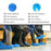 100Pcs Blue Disposable Shoe Covers Non-woven Non-Slip Resistant Dust proof NEW