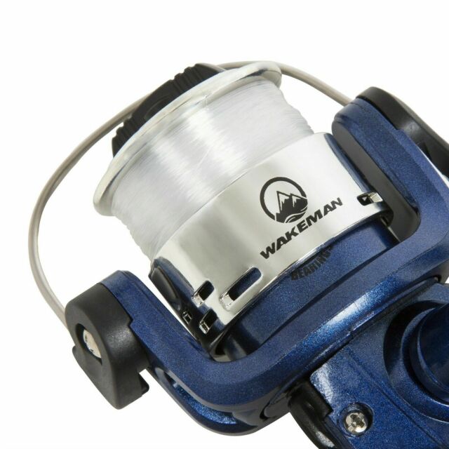 Blue Bait Cast Open Face Spinning 2 Pc Rod and Reel Combo 63 In Fishing Pole