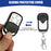 433MHz Electric Gate Garage Door Remote Control Duplicator Fob Keychain Opener