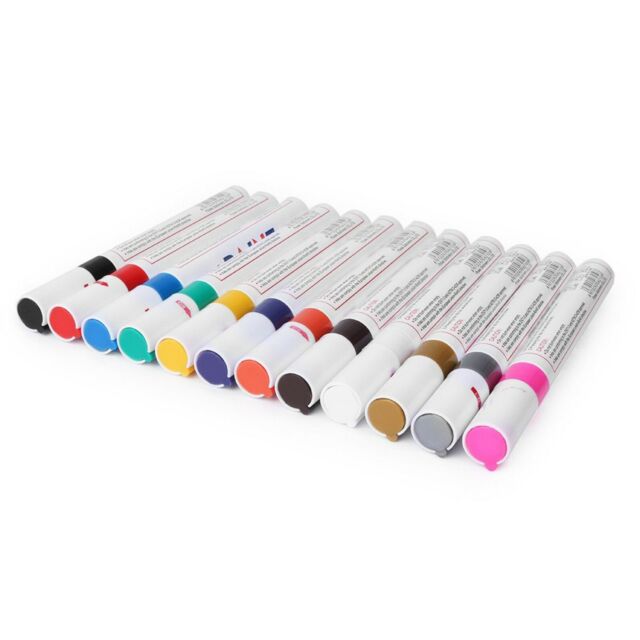 6PC White Paint Pen Marker Waterproof Permanent Car Tire Lettering