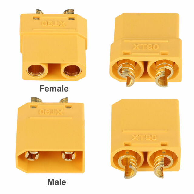 10 pieces XT90 Male Female Connector 4.5mm Bullet Plug Adapter for RC Battery