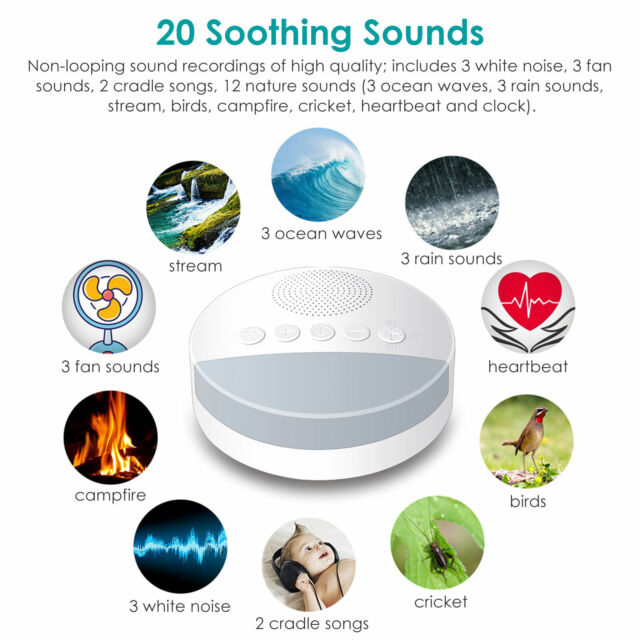 White Noise Nature Sound Machine Sleep Aid Sounds