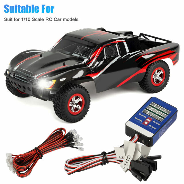 12 LED Light Kit Brake+Headlight+Signal 2.4ghz PPM FM For HSP RC 1/10 Car Truck