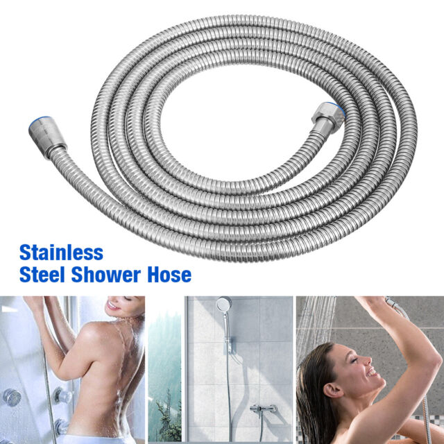 10FT Shower Head Hose Handheld Extra Long Stainless Steel Bathroom Flexible Tube