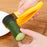 2Pcs Banana Slicer Fruit Vegetable Cutter Sausage Cucumber Knife Kitchen Tool US