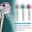 Shower Head Water Saving Flow 360 Rotating High Pressure Nozzle