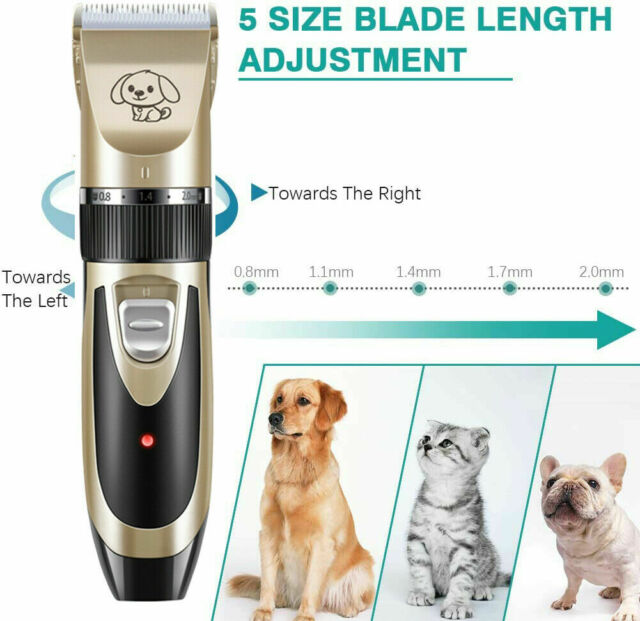 Pet Clippers Hair Trimmer Shaver Quiet Clipper for Dogs or Cats