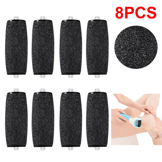 8pcs Extra Coarse Replacement Refill Roller Heads Head For Amope Pedi Perfect