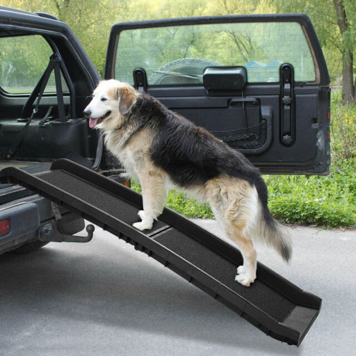 Portable Dog Ramp For Large Pet Ladder Step Car SUV 62"