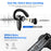 Trucker Wireless Headset Bluetooth 5.1 Earpiece Dual Mic Earbud Noise Cancelling