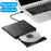 Slim External USB 3.0 DVD RW CD Writer Drive Burner Reader Player For Laptop PC