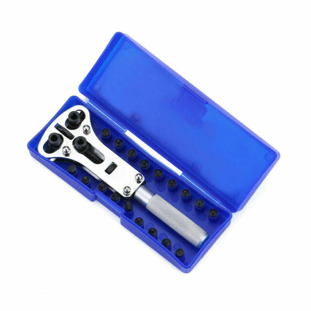 Watch Back Case OPENER Repair Tool Kit Battery Screw Cover Remover