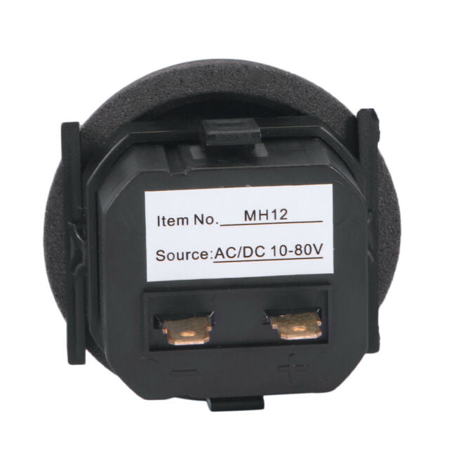 Durable Hour Meter for Marine Boat Engine 2" Round Gauge 12v 24v Waterproof