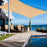 20' x 16' Sun Shade Sail Outdoor Patio Pool Lawn Rectangle Cover UV Block