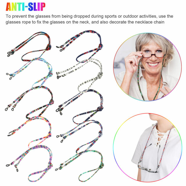 10Pcs Sunglass Eyeglass Neck Strap Sport Reading Glasses Cord Lanyard