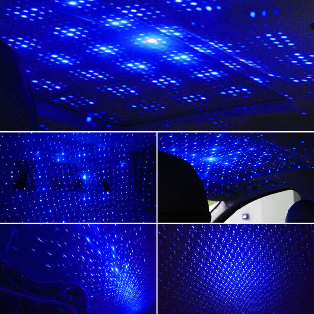 USB Car Interior Atmosphere Starry Sky Lamp Ambient Star LED Projector Light