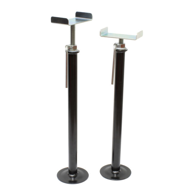 RV Slide Out Stabilizer Jacks – 21”-37” Inch Jack Stands, 2 Piece Set