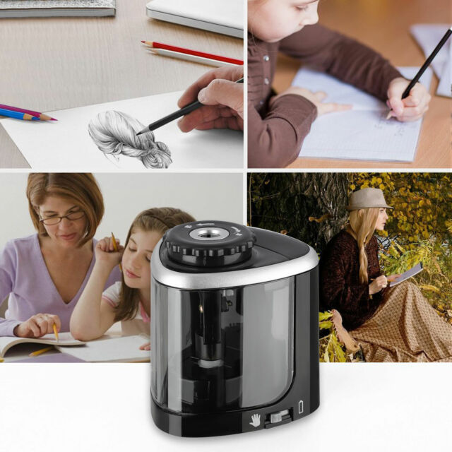 Automatic Electric Pencil Sharpener Battery Operated