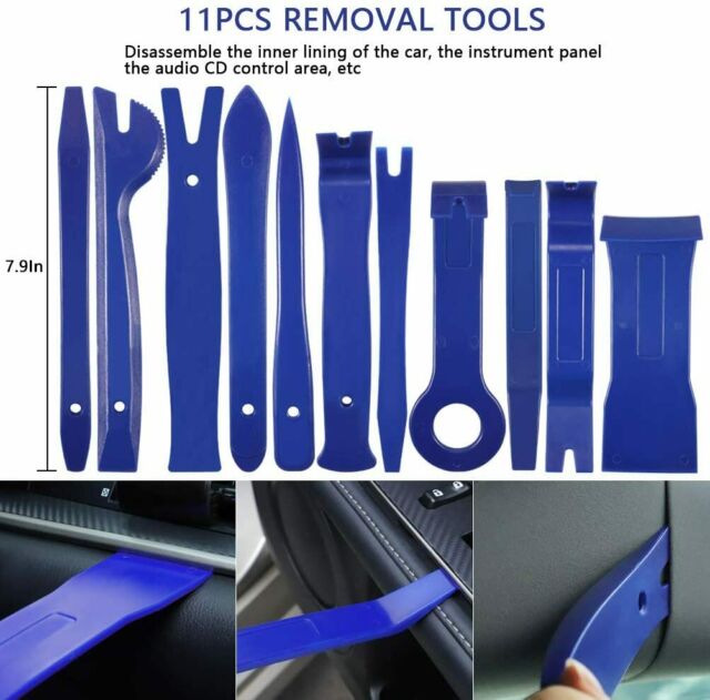 40x Car Trim Removal Tool Set Radio Hand Pry Panel Door Interior Clip Plastic