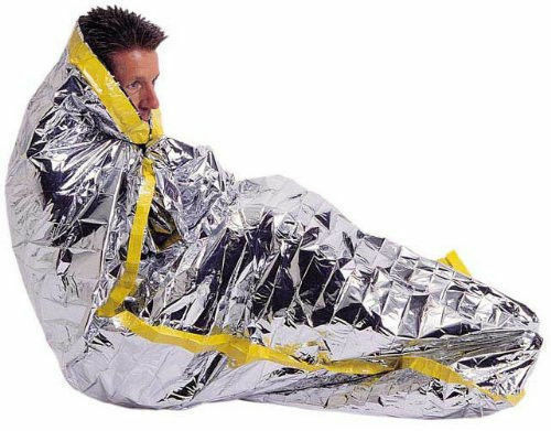 2 Pack of Camping Emergency Sleeping Bag  36" X 84"- Waterproof Mylar