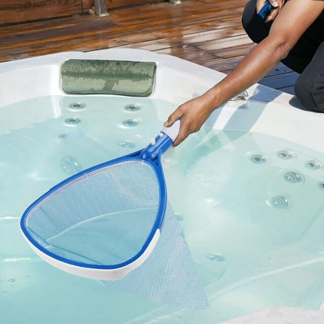 Swimming Pool Spa Leaf Skimmer Cleaner Set Brush Cleaning Kit Pool Tool Handheld