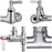 Aquaterior Commercial Pre-Rinse Sink Faucet Kitchen Add-On Mixer Tap Pull Down