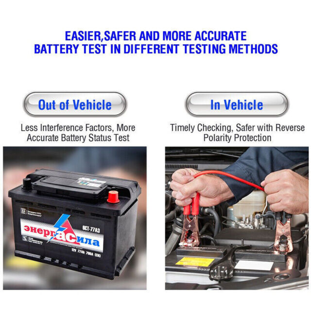 TOPDON AB101 Car Battery Load Tester Charging System Analyzer 100-2000CCA 12V US