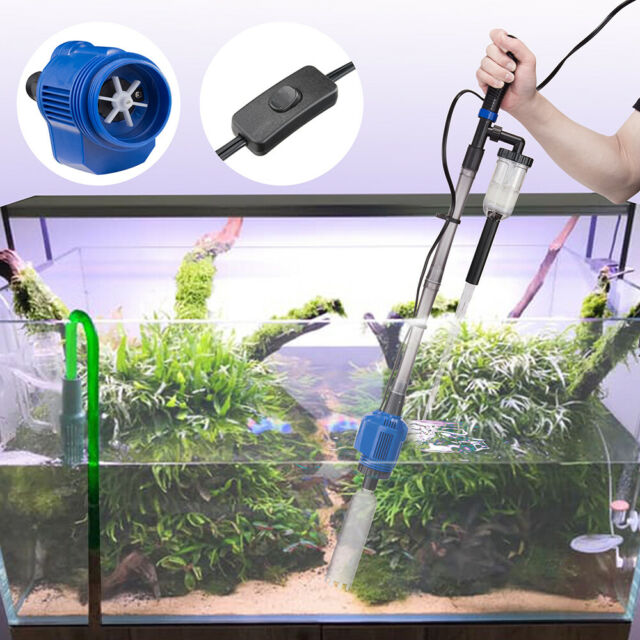Electric Aquarium Gravel Fish Tank Cleaner Automatic Water Changer Filter Vacuum