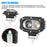 4" 720W LED Work Light Bar Spot Pod Fog Driving Lamp Offroad UTE ATV SUV Truck