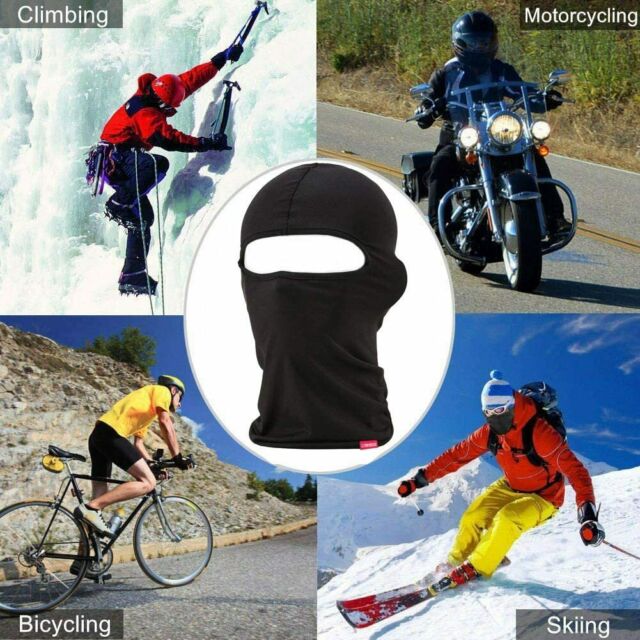 3 Pack Men Balaclava Black Face Mask Lightweight Motorcycle Warmer Ski