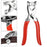 Prong Pliers Ring Press Studs Snap Buttons Popper Fasteners DIY Sewing Tool Kit