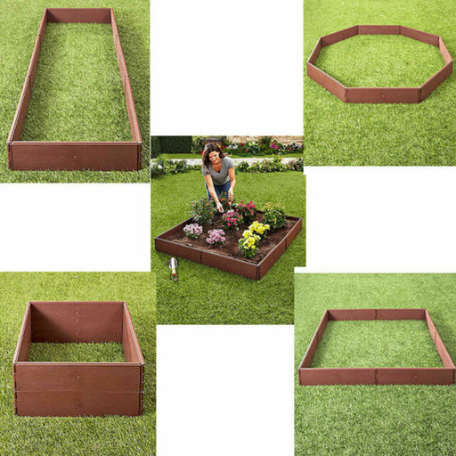 Raised Garden Bed Set Flower Vegetables Seeds Planter Kit Elevated Square Box