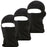 3 Pack Men Balaclava Black Face Mask Lightweight Motorcycle Warmer Ski