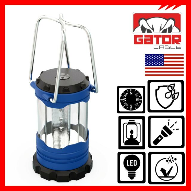 Portable Camping Hurricane LED Lantern Adjustable Light Lamp Compass 1000 Lumens