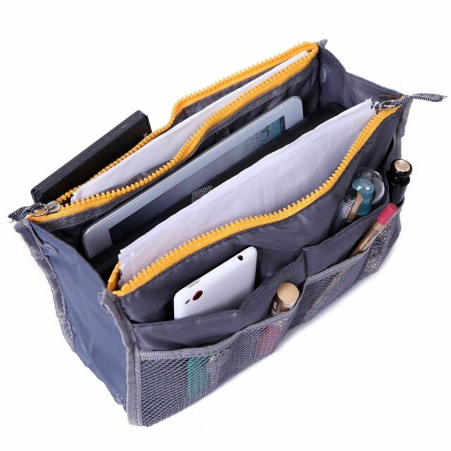 2Pack Women Travel Insert Handbag Organizer Purse Large Liner Organizer Tidy Bag