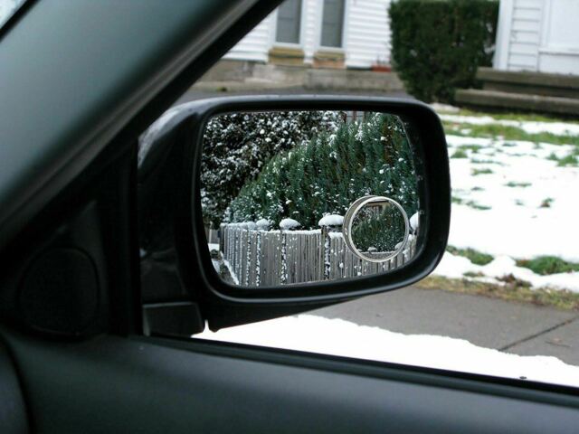 2 Pack 2" Round Stick On Rear-view Blind Spot Convex Wide Angle Mirrors