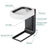 Rechargeable 10/25X Magnifier 9 LED Light Magnifying Crafts Glass Lens Desk Lamp