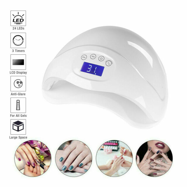 UV LED Nail Lamp SUN5 Gel Nail Light for Nail Polish 48W UV Dryer with 3 Timer