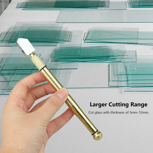 Professional Diamond Tip Glass Cutter Tungsten Carbide Precision Cutting Tool US