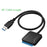 USB 3.0 to SATA III Adapter for 2.5" 3.5" SDD HDD Hard Drives with 12V/2A Power