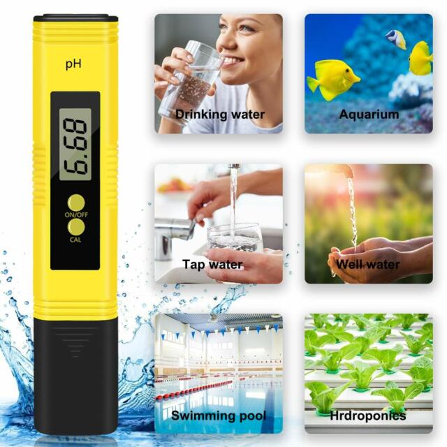 Digital Electric PH Meter LCD Tester Pocket Hydroponics Aquarium Water