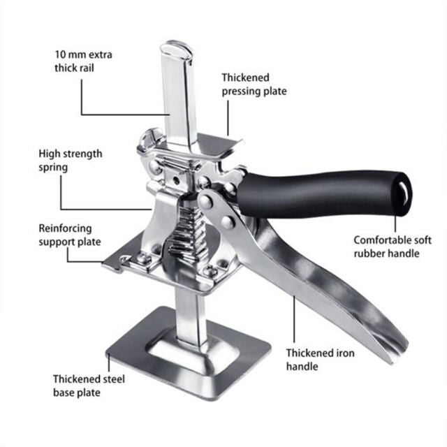 2X Lifting Viking Arm Precision Clamping Labor-Saving Lifter Hand Jack Tool Tile