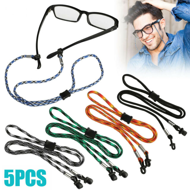 5PCS Sunglasses Neck Cord Strap Eyeglass Rope Adjustable Lanyard Holder