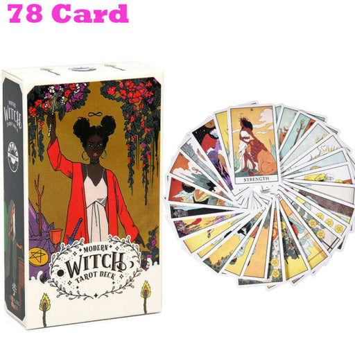 Modern Witch Tarot Card Deck 78 Card All Female Rider Waite Imagery