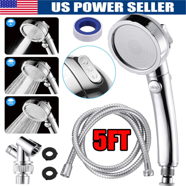 3 In 1 High Pressure Showerhead Handheld Shower Head (A COMPLETE SHOWER SET)