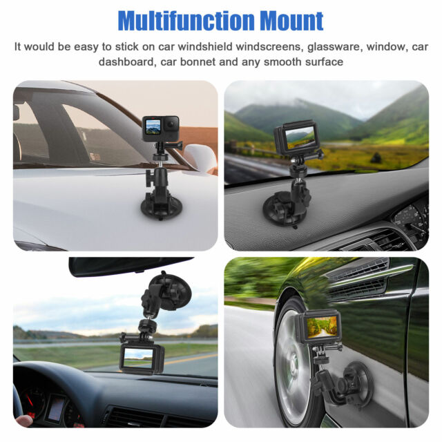 Suction Cup Car Holder Mount Windshield Bracket for GoPro Hero DSLR Nikon Camera