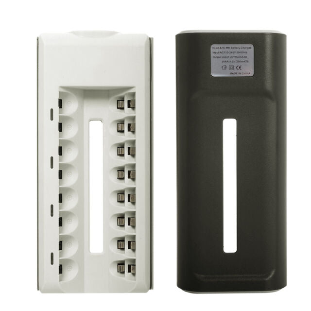 8 Slot Battery Charger For Ni-MH Ni-CD AA AAA Rechargeable Batteries US Seller